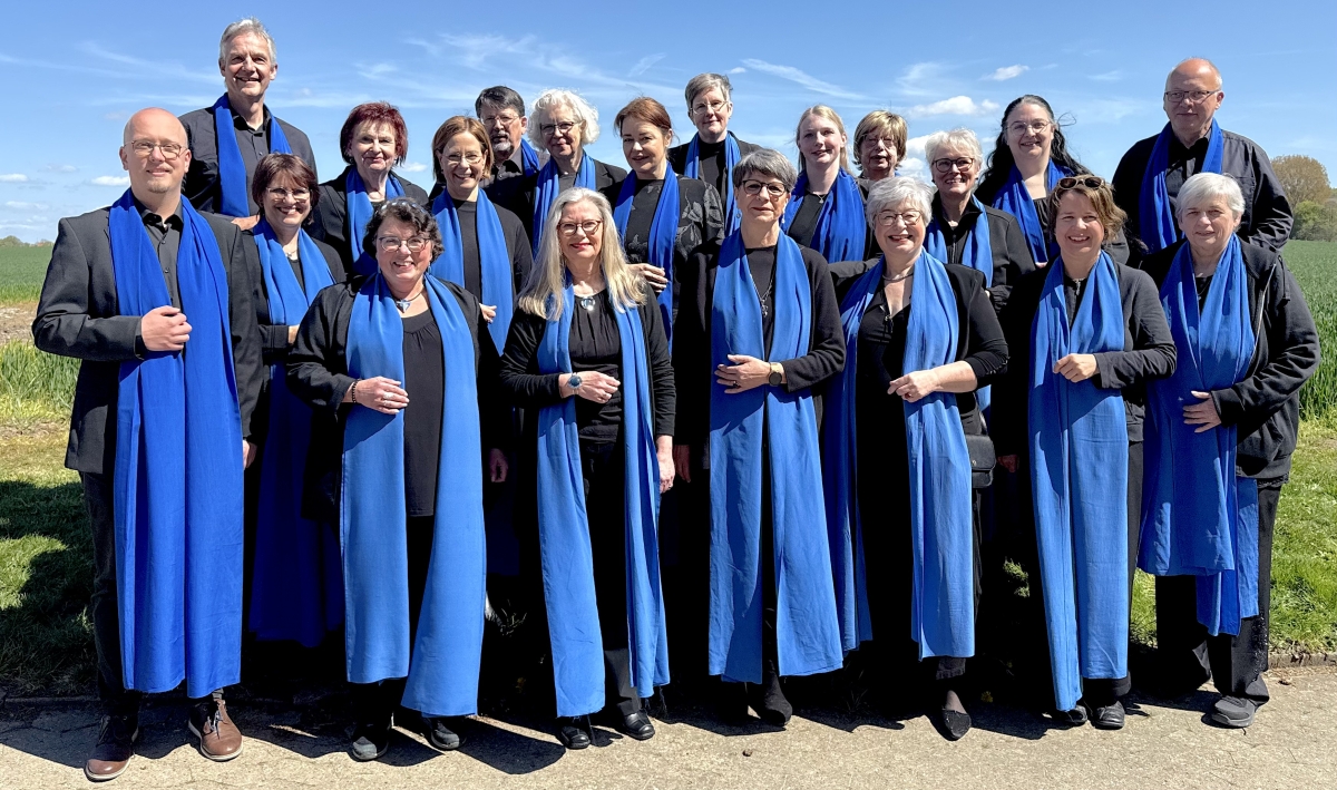 Gruppenfoto vor dem Frühjahrskonzert 2026